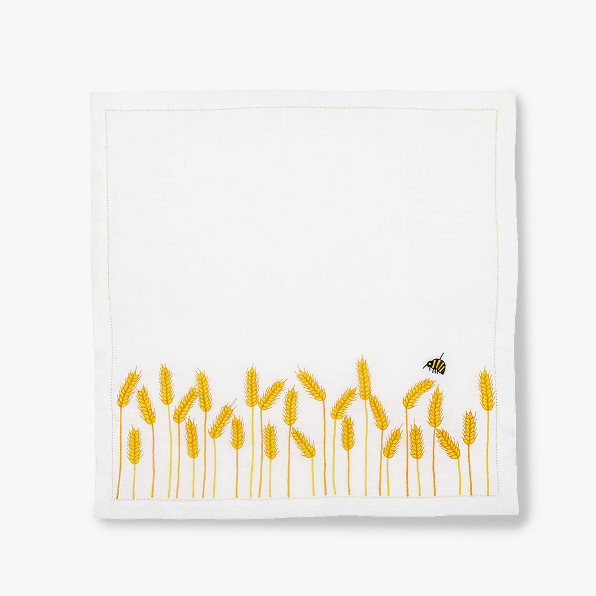 Wheat Napkins, Set of 4, White