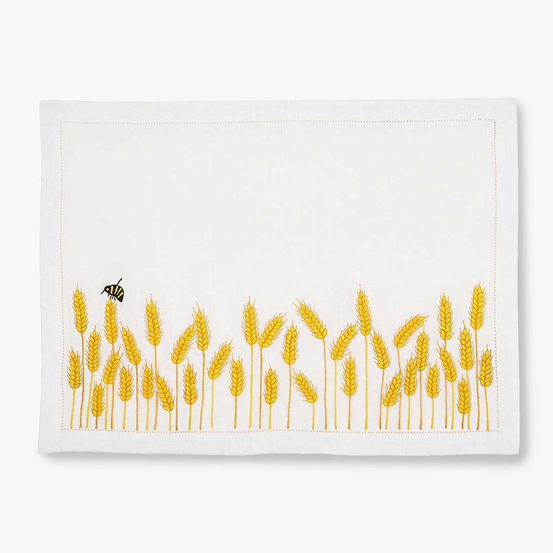 Wheat Placemat -(Set Of 4 Pcs) White