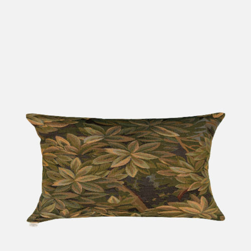 Carino Cushion in Green Foliage Tapestry Fabric (50 x 30 cm)
