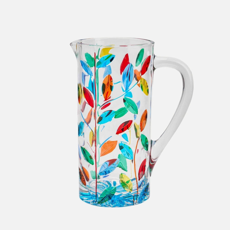 Water Pitcher – Hand-Painted Multicolor, 23cm