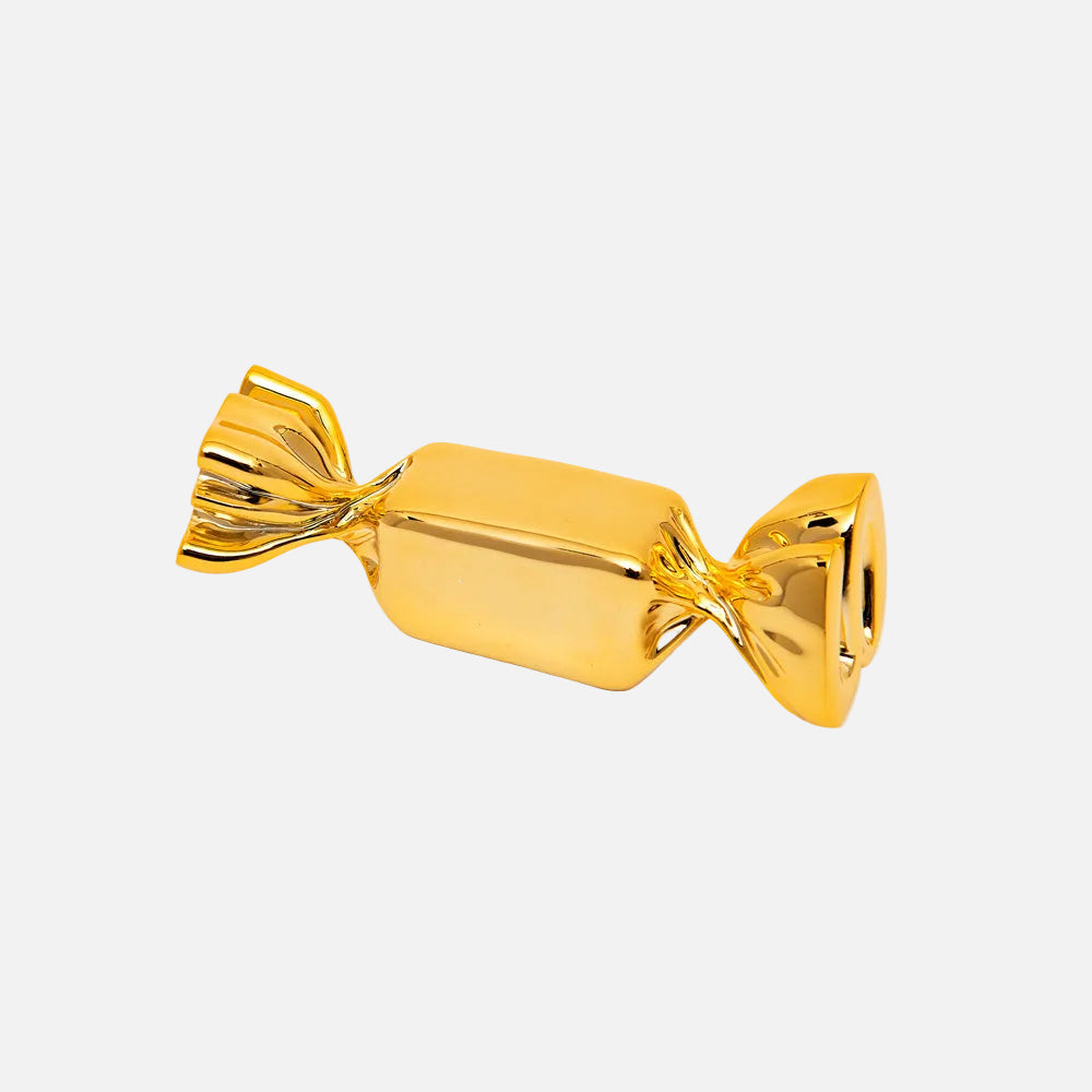 Candy Love Sculpture, Gold, 20cm