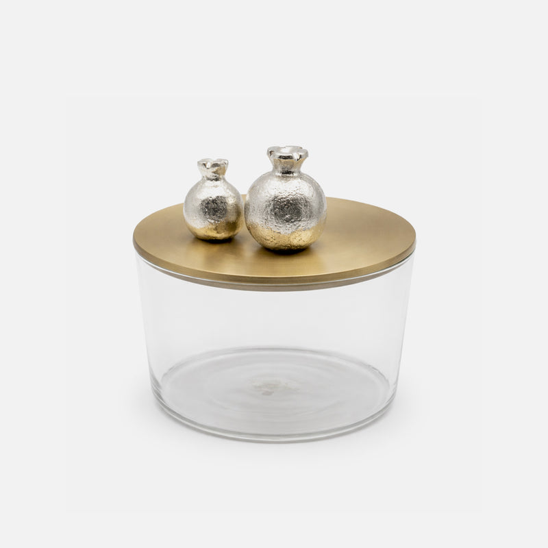 Candy Jar with Aluminium Lid – Silver Plated (Small)