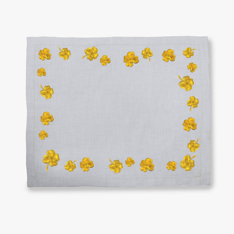 Golden Clover Placemat - (Set Of 4 Pcs) Pearl