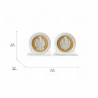 Goddess Lakshmi and Lord Ganesha Decorative Plates Set
