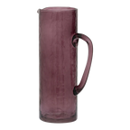 Recycled Glass Jug – Hammered Fudge