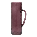 Recycled Glass Jug – Hammered Fudge