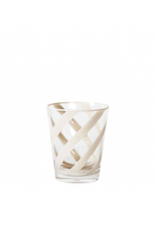 Spiral Acrylic Tumbler, Cream