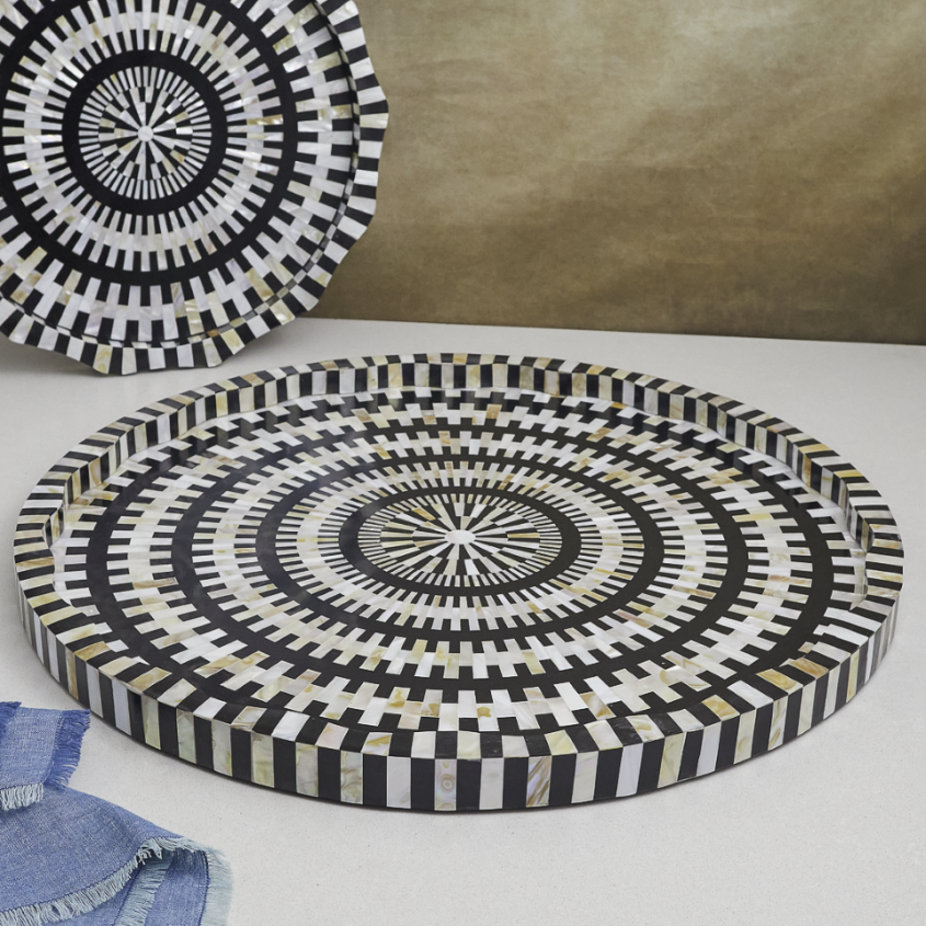 Finlay Inlay Tray Large – Handcrafted Decor