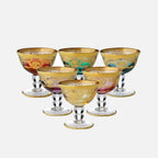 Rainbow Fusion Fruit Bowl, Set of 6