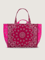 Call It Maxi Cabas Matelassé - Love More Bordeaux/ Fuchsia Tote Bag