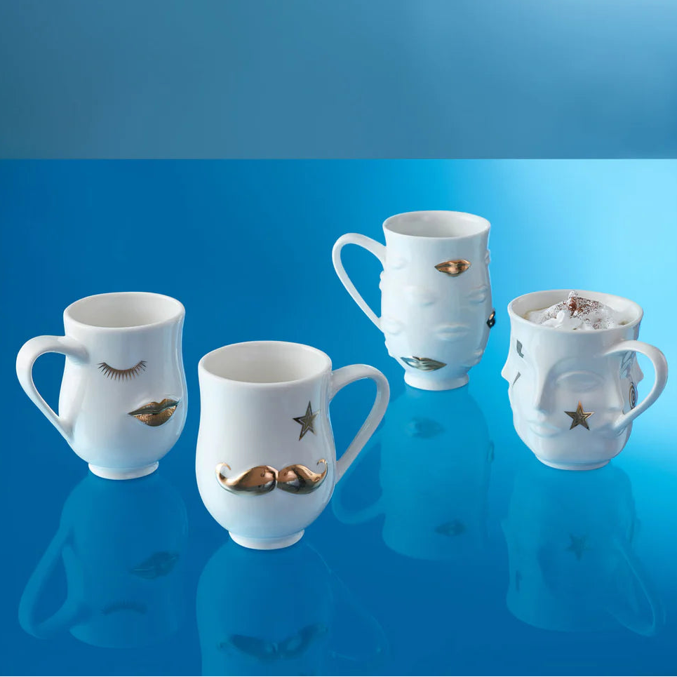 كوب جالا مذهب - فنجان قهوة من البورسلين بلمسات ذهبية