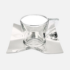 Carissa coffee cup Silver 11Cm Set of 6