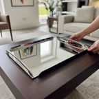 Luna  serving tray Silver 32Cm