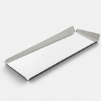 Sommet showplate rect, silver 51Cm