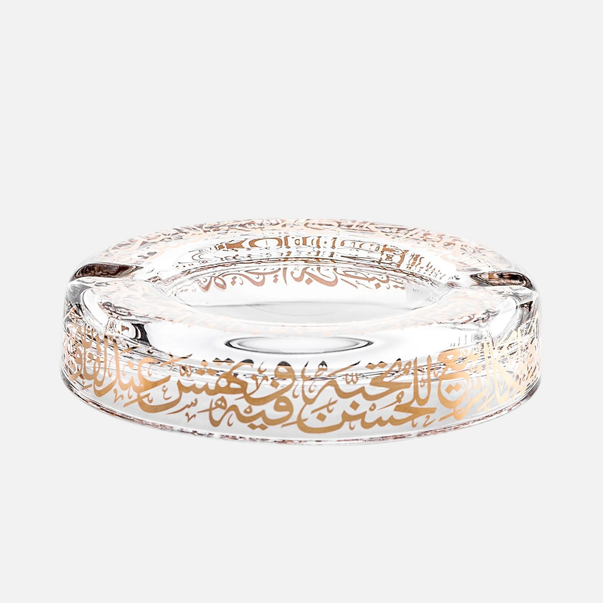 Dimlaj Kareem Large Ashtray (22K) gold gilded