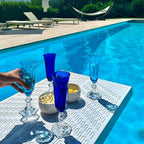 Dolce Vita Acrylic Champagne Flute, Turquoise