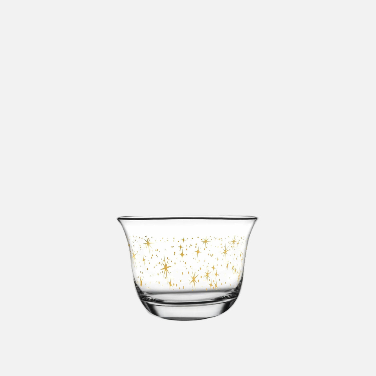 Dimlaj Touch Glimmer Set of 12 Pcs Cawa Cups (22K) gold gilded