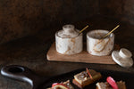 Marble Condiment Set – Natural/Beige