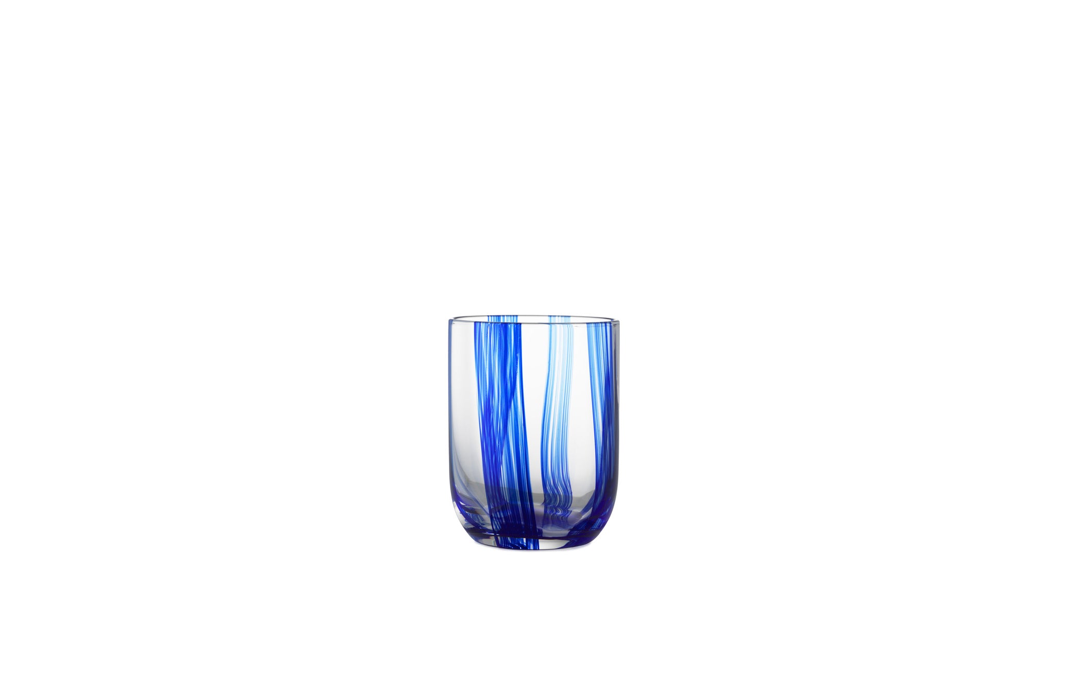 Stripe Glass, Blue, 390ml