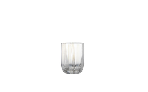 Stripe Glass, White, 390ml