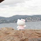 فستان ليبلون-هالو كيتي - LD Studio - أبيض ووردي فاتح - مقاس صغير للاحتفال__x0026__هدية