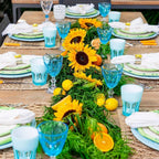 Dolce Vita Acrylic Wine Glass, Turquoise