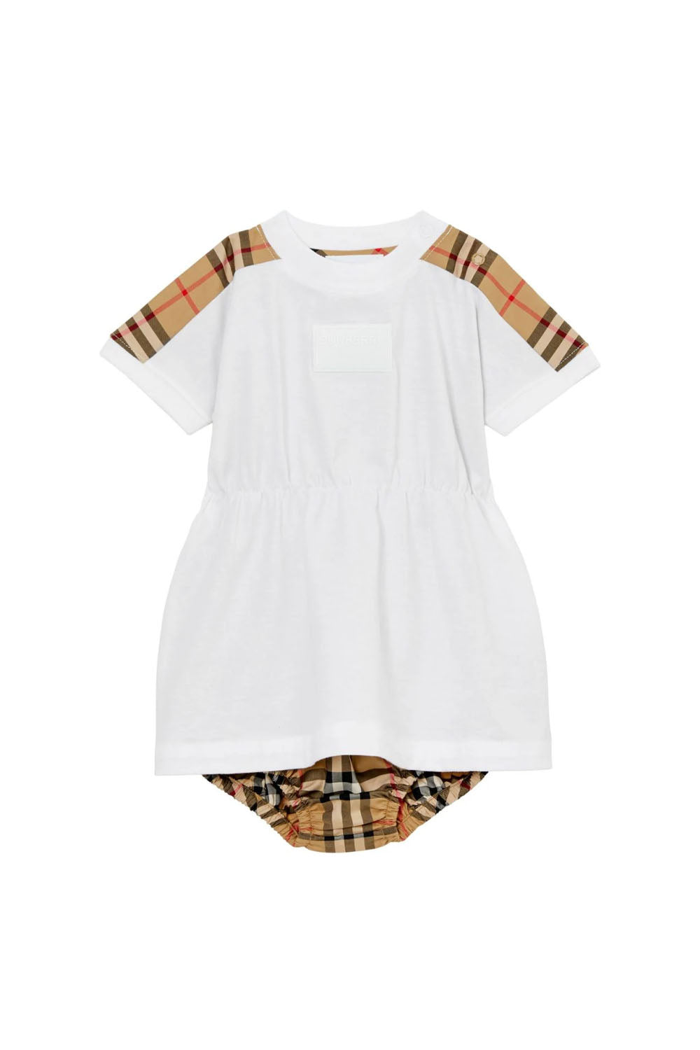 Check Cotton Dress Baby for Unisex - Maison7