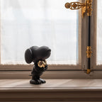 Snoopy Heart Resin Figurine, BG (H:27cm Small Edition)