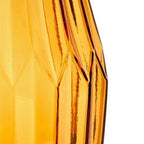 Glass Folds Vase M Ochre