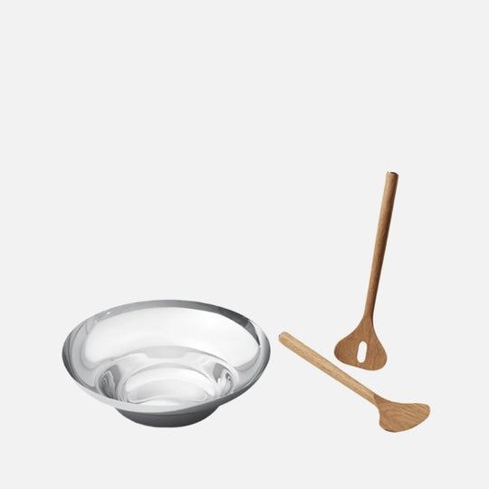 ALFREDO bowl and salad servers