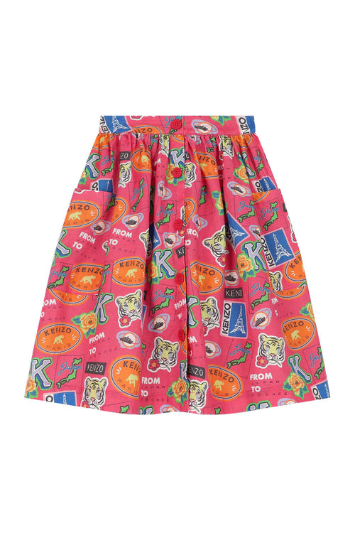 All-Over Print Flared Skirt for Girls All-Over Print Flared Skirt for Girls Maison7