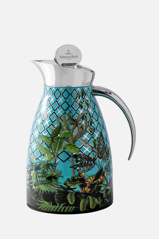 Amazonia 0.7L Thermos Silver Leaves Chrome for Home
