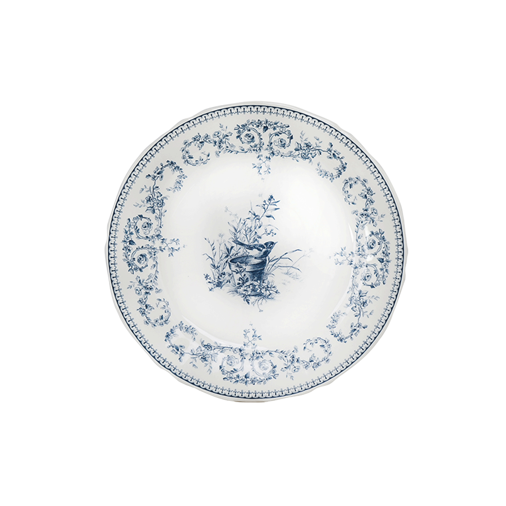 Les Dèpareillèes Bleu Assorted Dessert Plates, 23cm, Set of 6