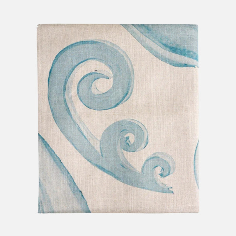 Athenee Peacock Tablecloth – Light Blue 180x300cm