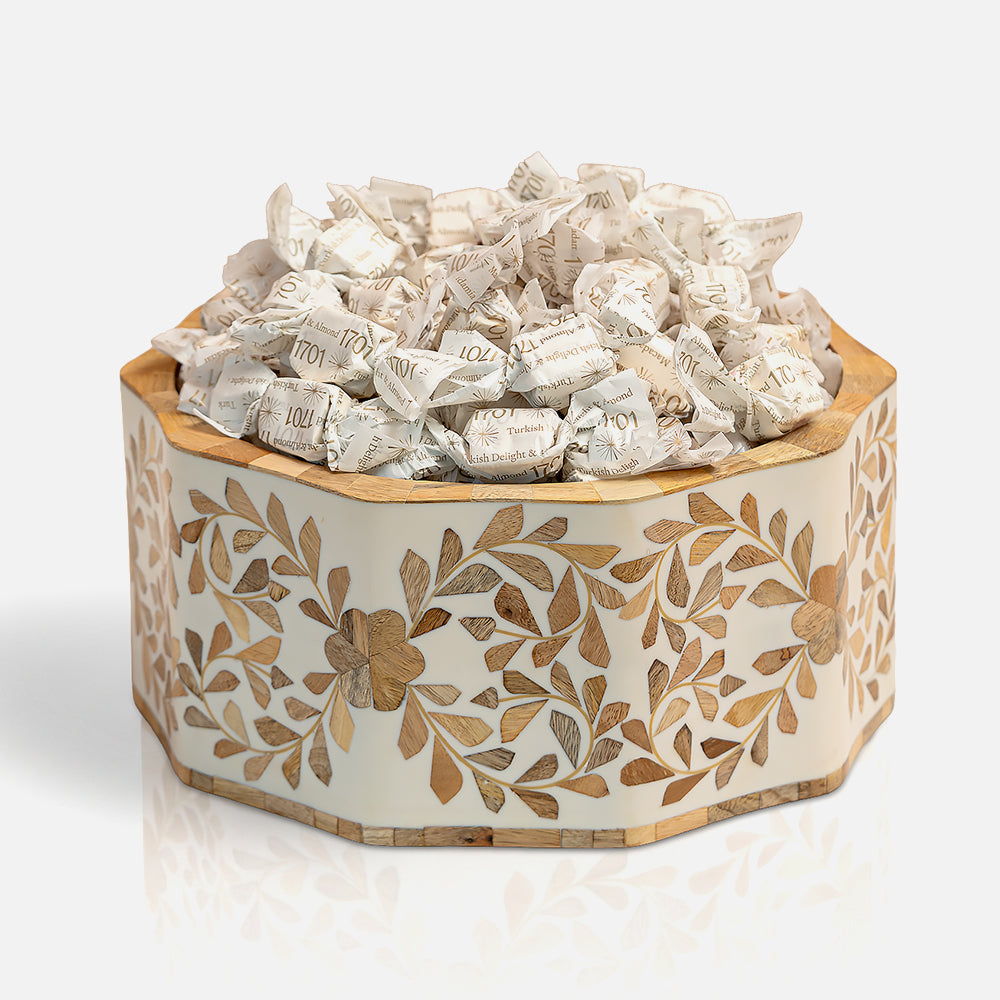 Handmade Nougat with Handmade Inlay Bowl 2kg