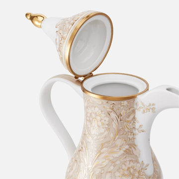 Barocco Beige Porcelain Coffee Pot – 0.65L