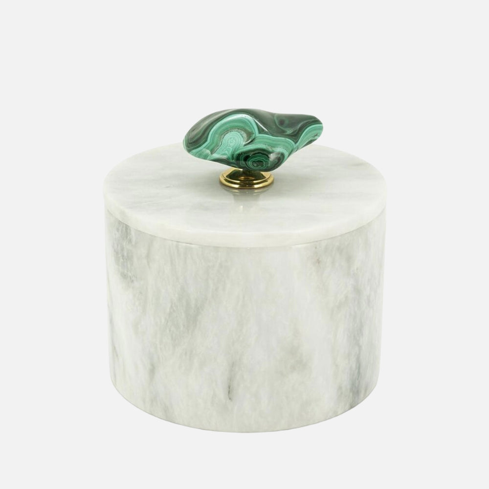 Lixus Malachite Container, 16cm