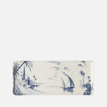 طبق الكيك - أزرق غير متطابق