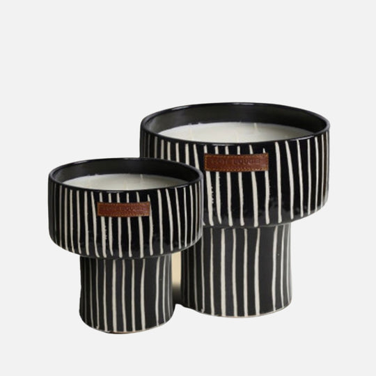 Candle Holder - Zebre  (M )