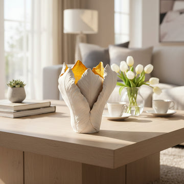 حامل شمعة توليب كبير