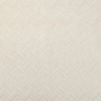 Chalk Cotton Terry Zigzag Hooded Bathrobe