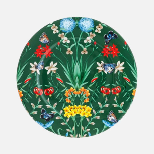 Jardin De Papillons Dessert / Salad Plate, Green, 22cm