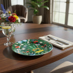 Jardin De Papillons Dessert / Salad Plate, Green, 22cm