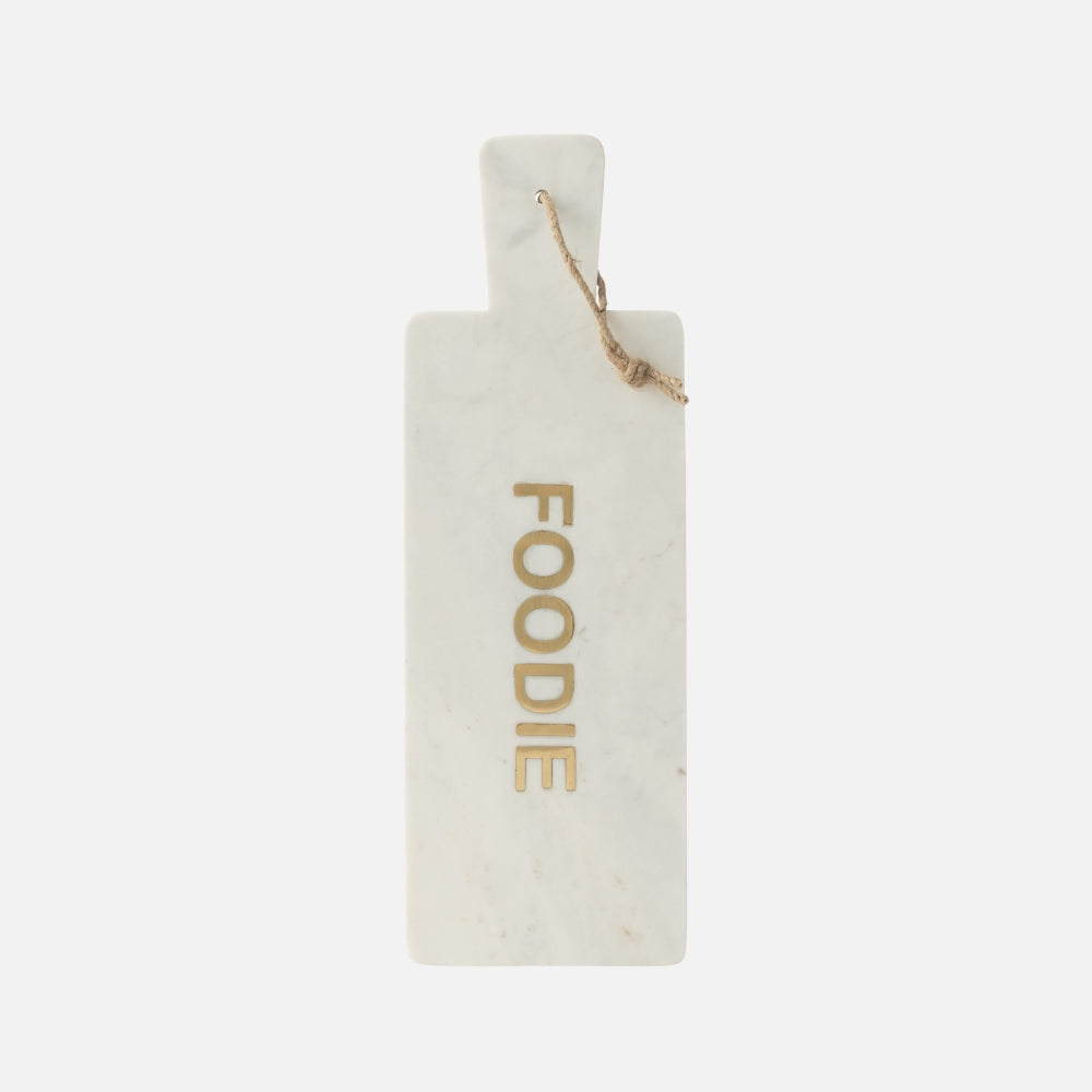 Marble Rectangle Cheese Board – White Serving Board