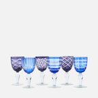 Pols Cobalt Mix Wine Glasses – Set of 6