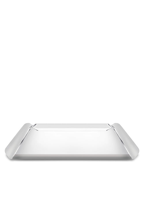 Deluxe Small Tray, Silver, 36x27cm