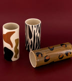 Domino Large Leopard Pattern Pot