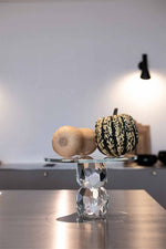 Double Storm Crystal Cake Stand, 30cm