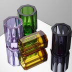 Countertop Crystal Glass Toothbrush Holder