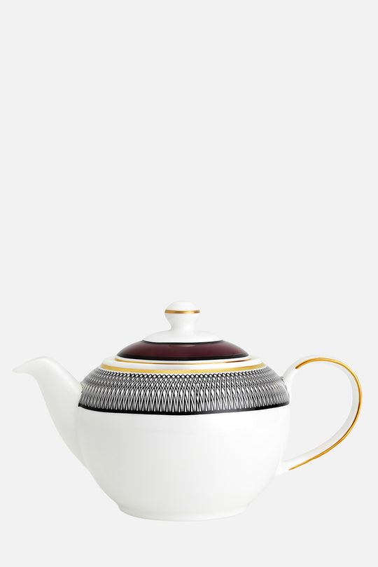 Burgundy Teapot 1L G.B.